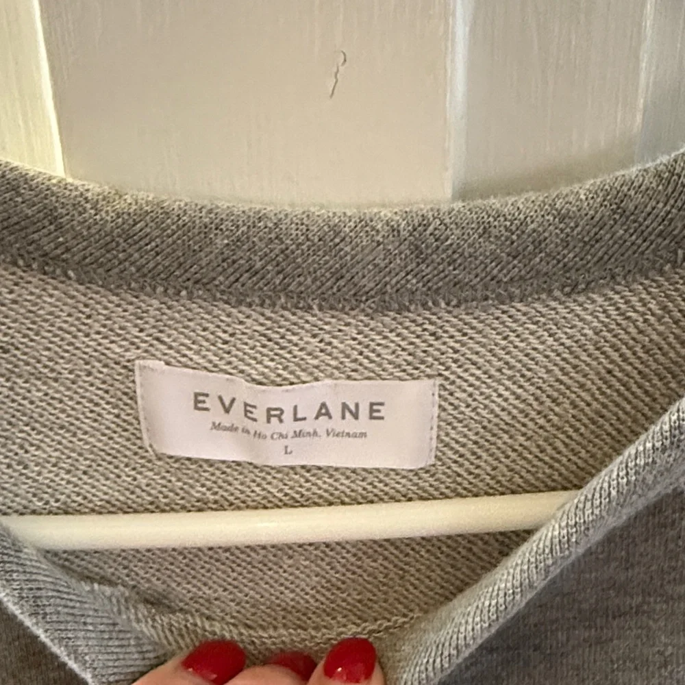 Everlane Gray Women's Sweater (100% cotton) - Picture 3 of 4